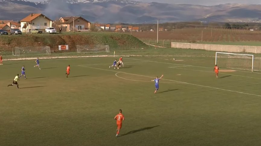 (VIDEO) Pogodak u porazu: Bivši fudbaler Slobode i Rudar Prijedora iskoristio poklon protivnika