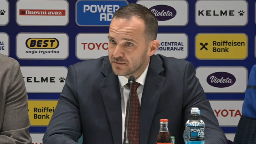 Zeljković: Apelujem na sportsku javnost da ne pravi pritisak na tim