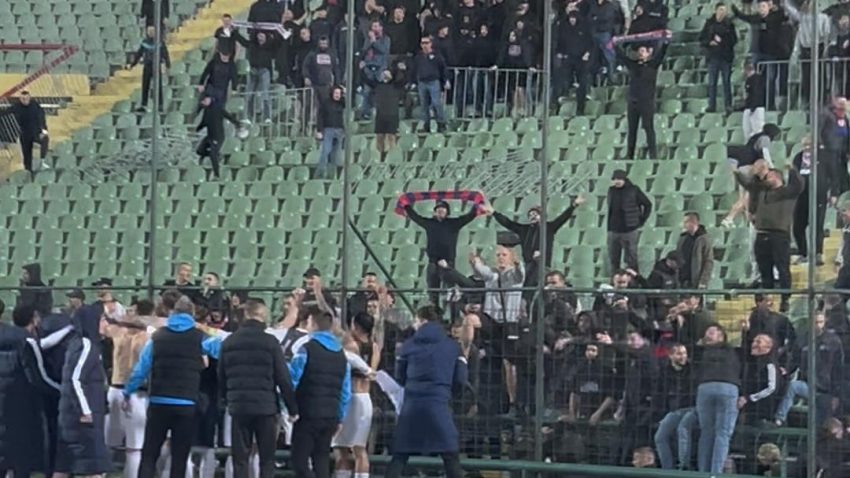 (VIDEO) Fudbaleri Borca sa Lešinarima proslavili pobjedu i novu titulu